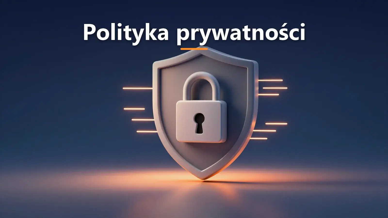 Tarcza z kłódką i ikoną cookie symbolizująca ochronę danych