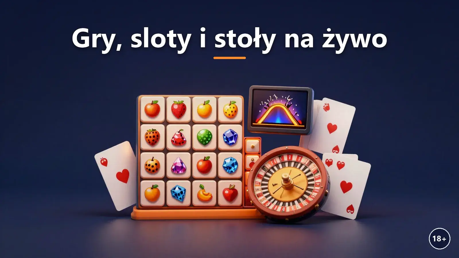 Kafelki gier kasynowych: sloty, ruletka, blackjack i gra crash